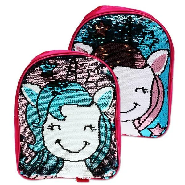 ■ Emotionery Dream Junior Backpack Reversible Sequins - Unicorn