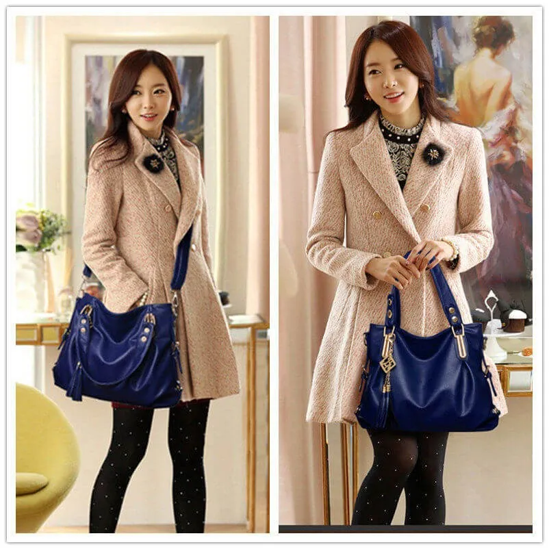 2020 new korean style chic elegant fashion versatile soft leather shoulder bag