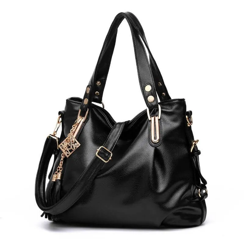 2020 new korean style chic elegant fashion versatile soft leather shoulder bag