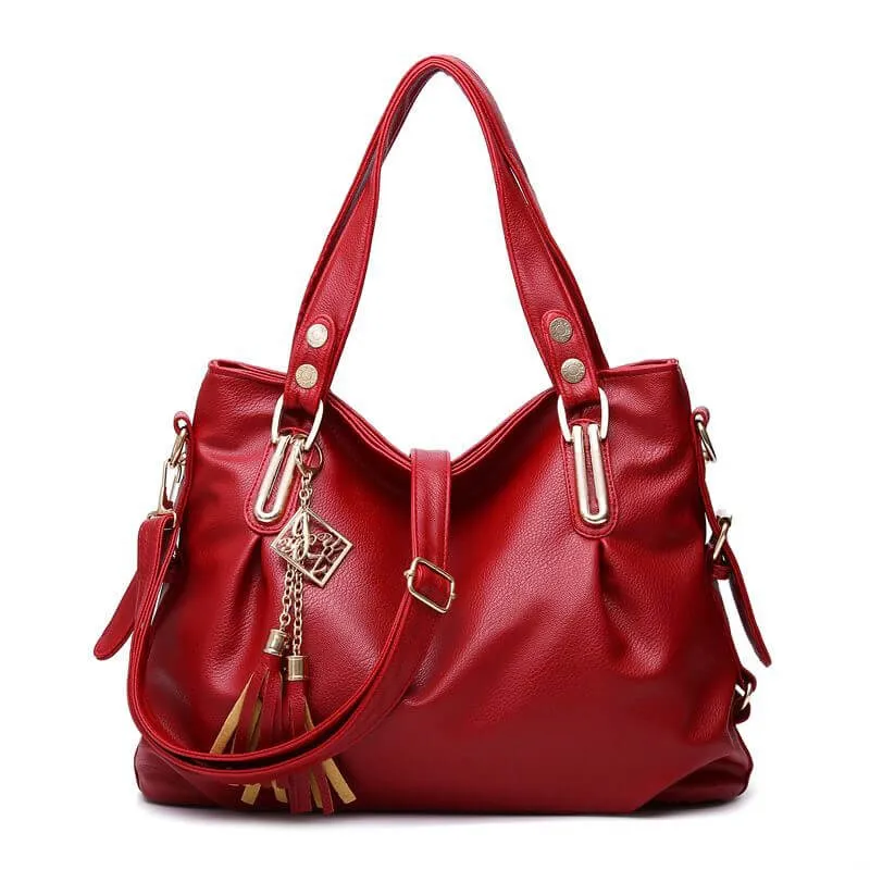 2020 new korean style chic elegant fashion versatile soft leather shoulder bag