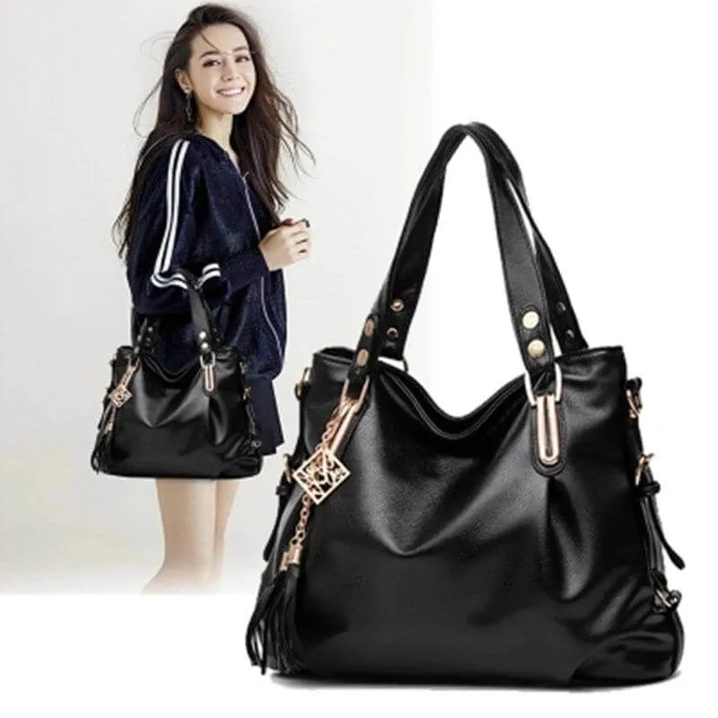 2020 new korean style chic elegant fashion versatile soft leather shoulder bag