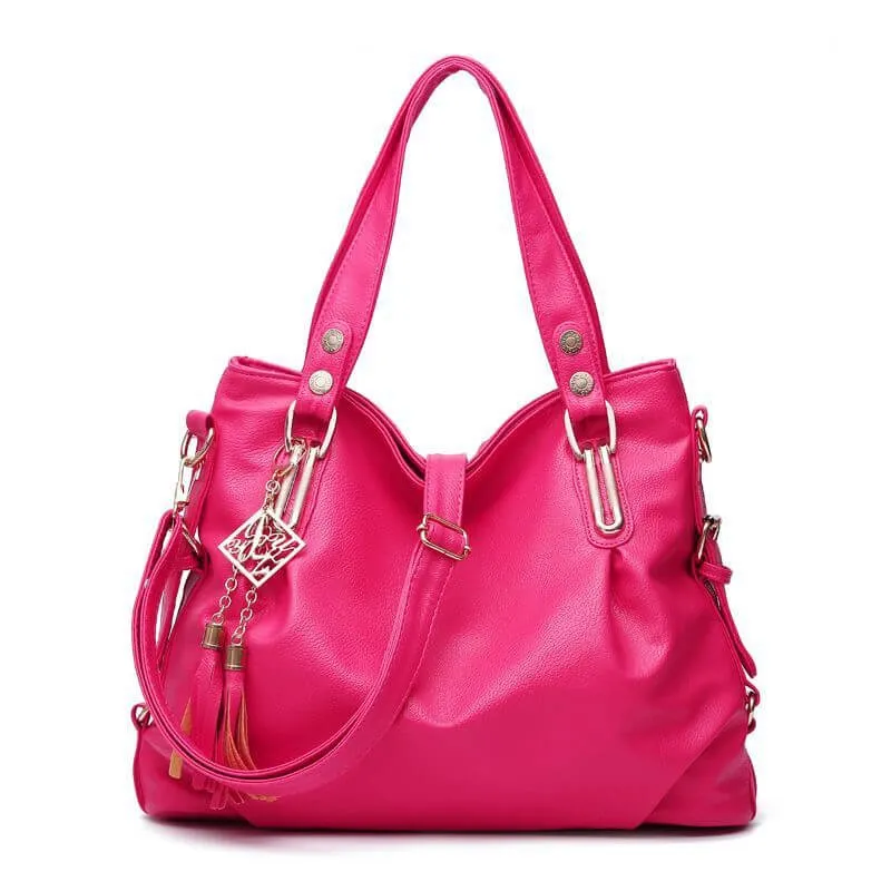 2020 new korean style chic elegant fashion versatile soft leather shoulder bag