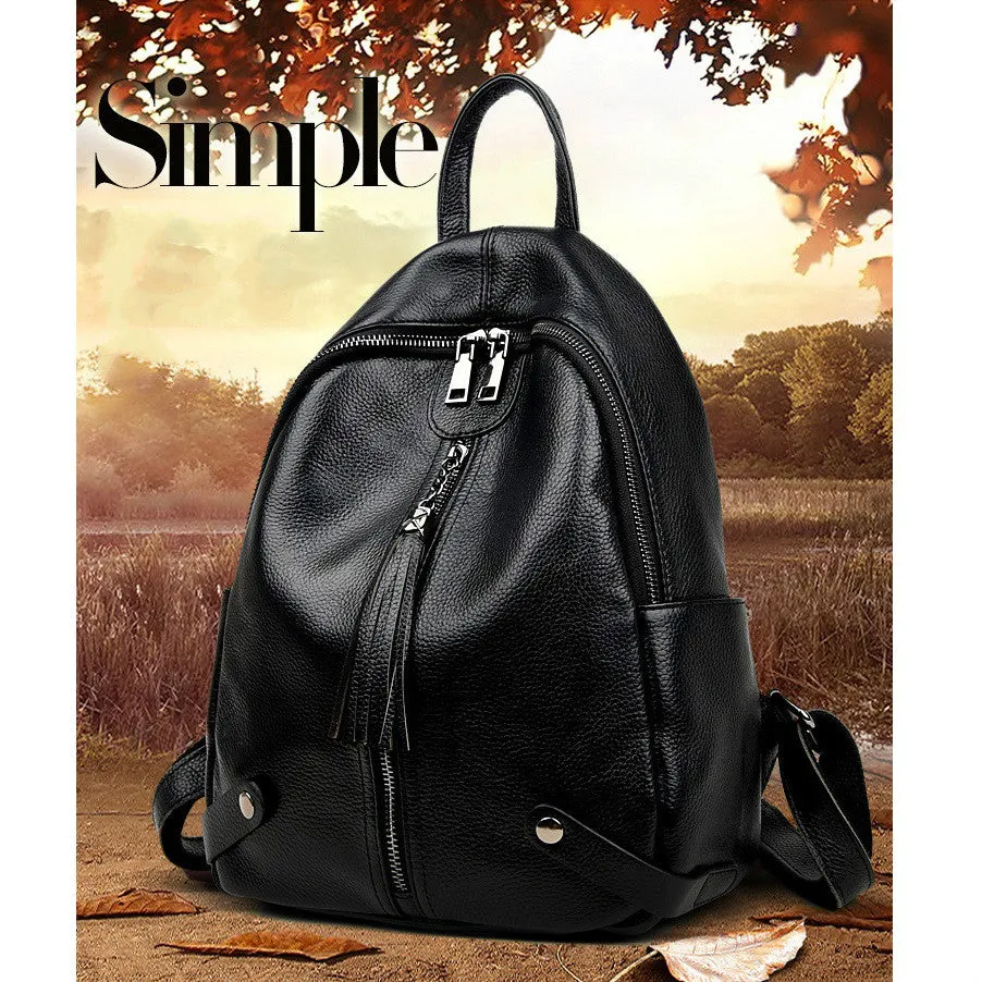 Amethyst M9923 Leather Backpack - Multiple colors