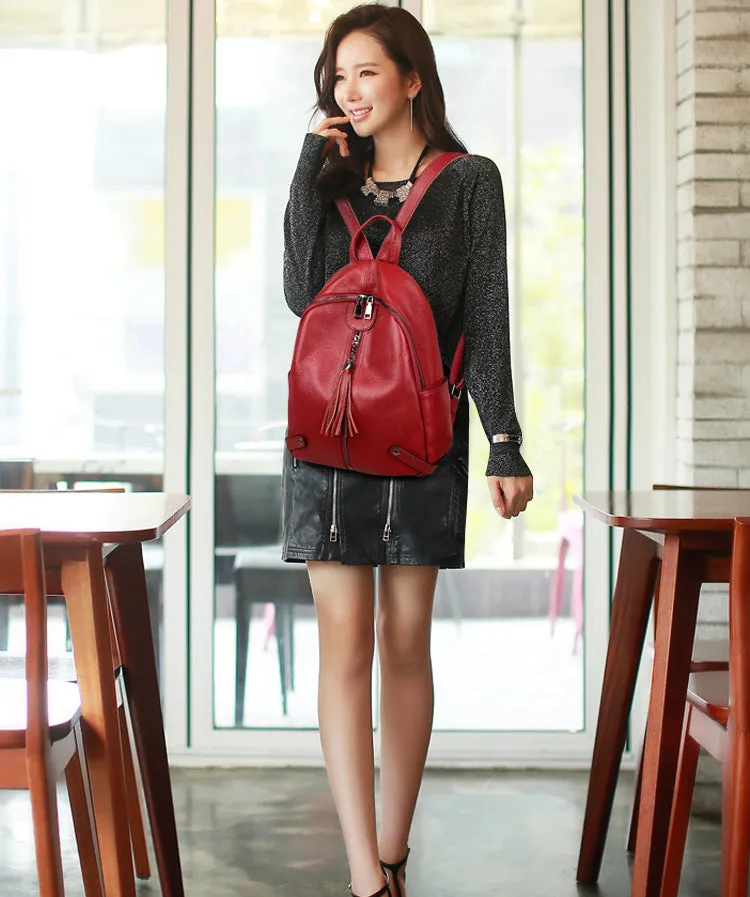 Amethyst M9923 Leather Backpack - Multiple colors