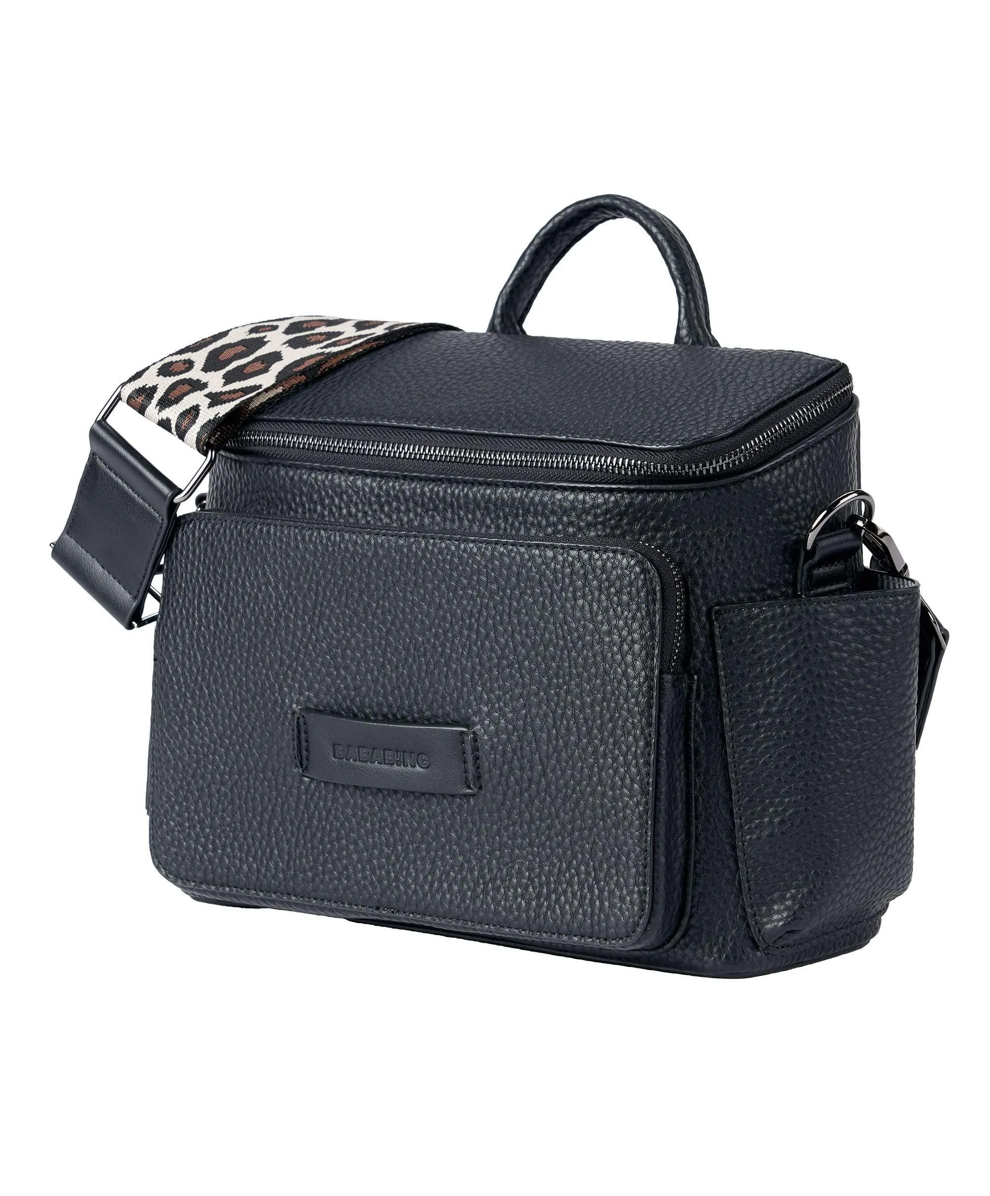 Bababing Isla Cross Body Vegan Leather Daypac - Black