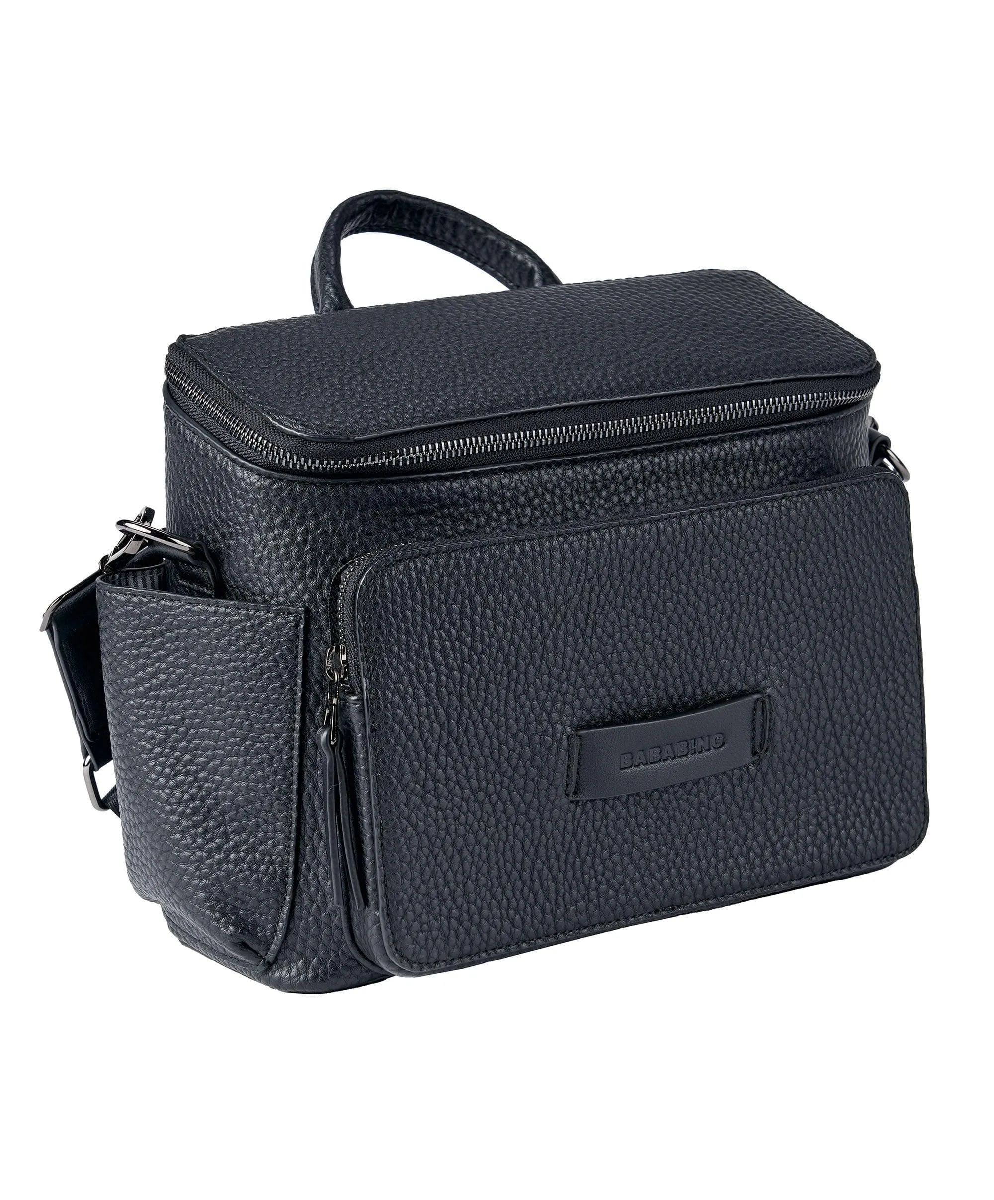 Bababing Isla Cross Body Vegan Leather Daypac - Black