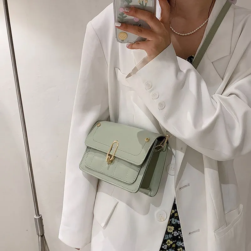 Back to College Simple Stone Pattern Handbags For Women High Quality Soft Leather Shoulder Bags Designer Female Crossbody Bags And Lady Purse