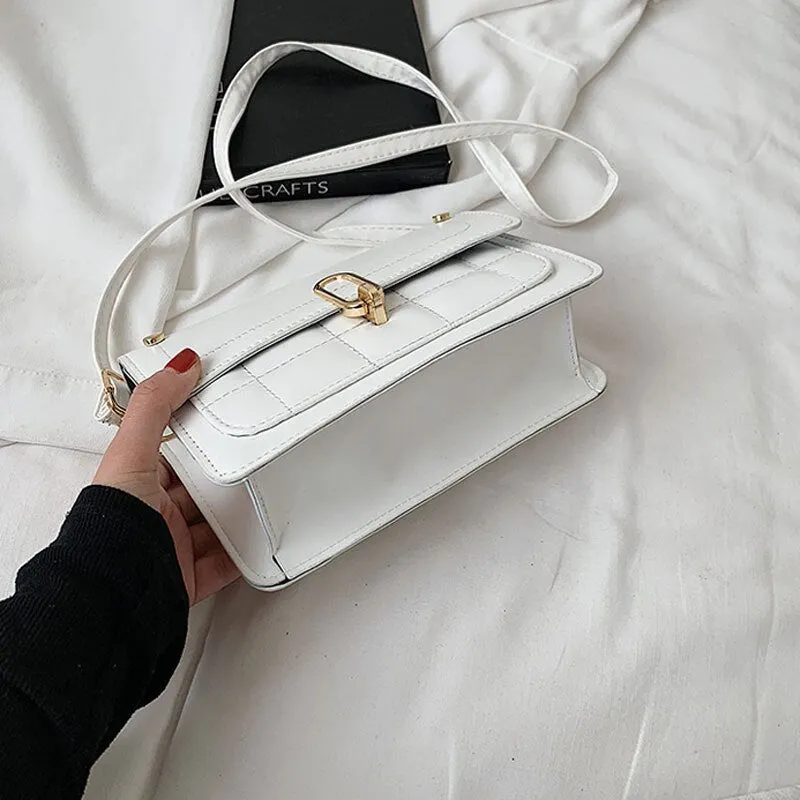 Back to College Simple Stone Pattern Handbags For Women High Quality Soft Leather Shoulder Bags Designer Female Crossbody Bags And Lady Purse