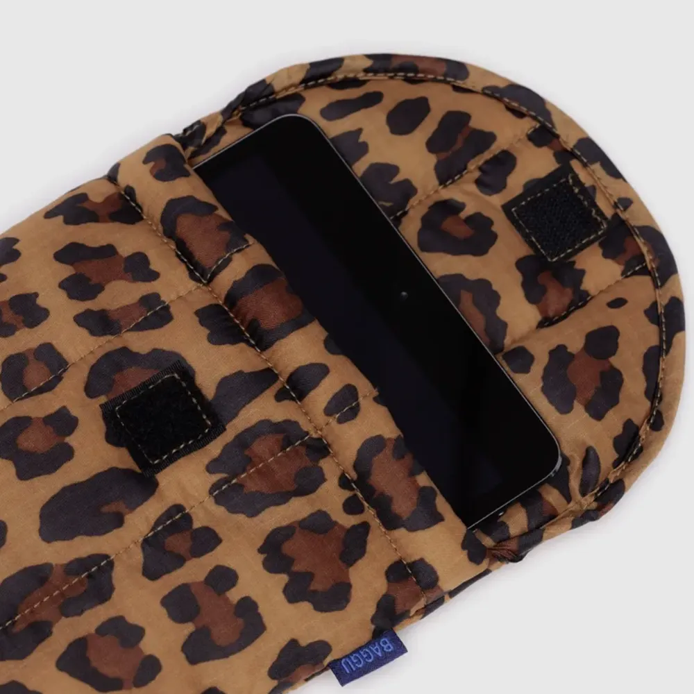 Baggu Puffy Tablet Sleeve 8 inch Leopard