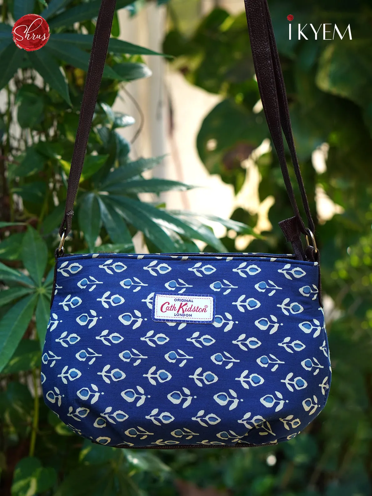 Blue- Printed Bag