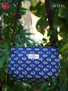 Blue- Printed Bag