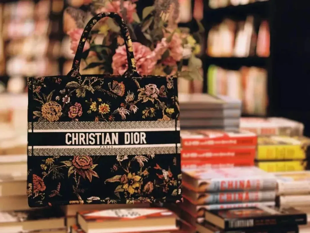 BOOK TOTE BAG - MULTI FLOWER