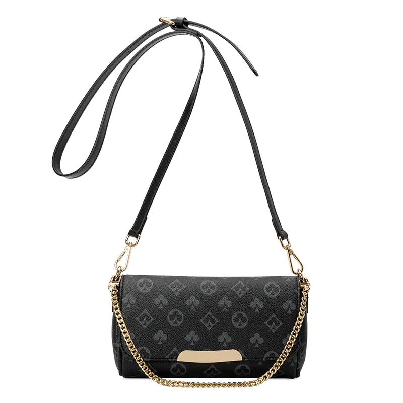 Brand Design Women Crossbody Handbag Tote Fahsion New Messenger Handbag Clutch Zipper Chains Shoulder Bag Small Hobos