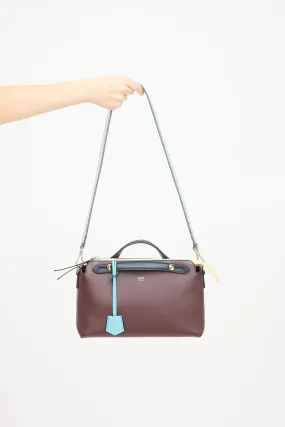 Burgundy Leather By The Way Bag
