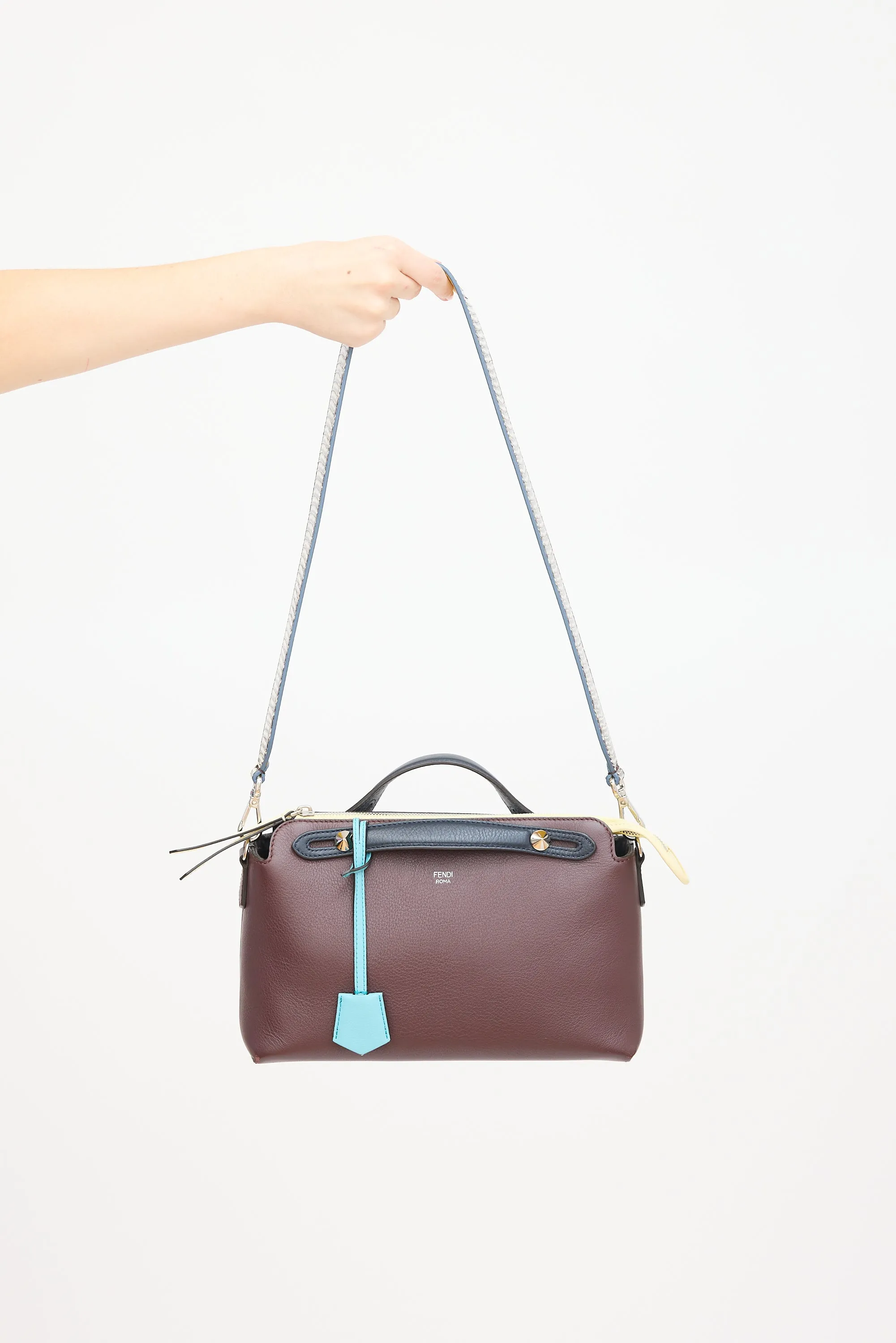 Burgundy Leather By The Way Bag