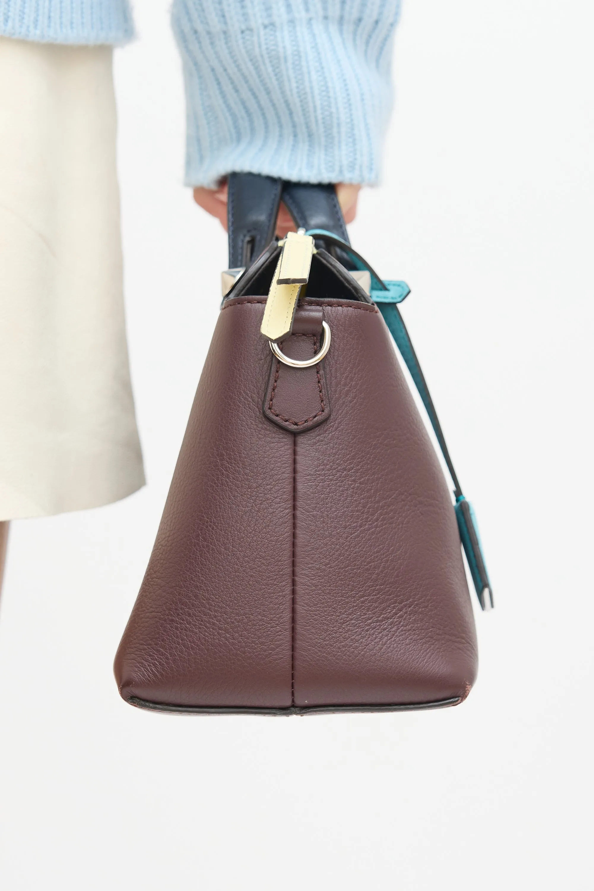 Burgundy Leather By The Way Bag