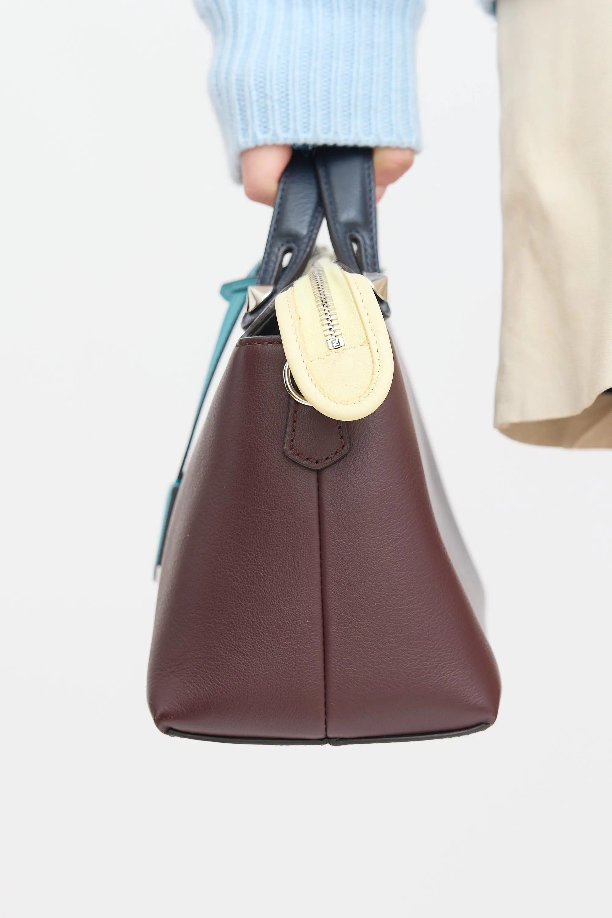 Burgundy Leather By The Way Bag