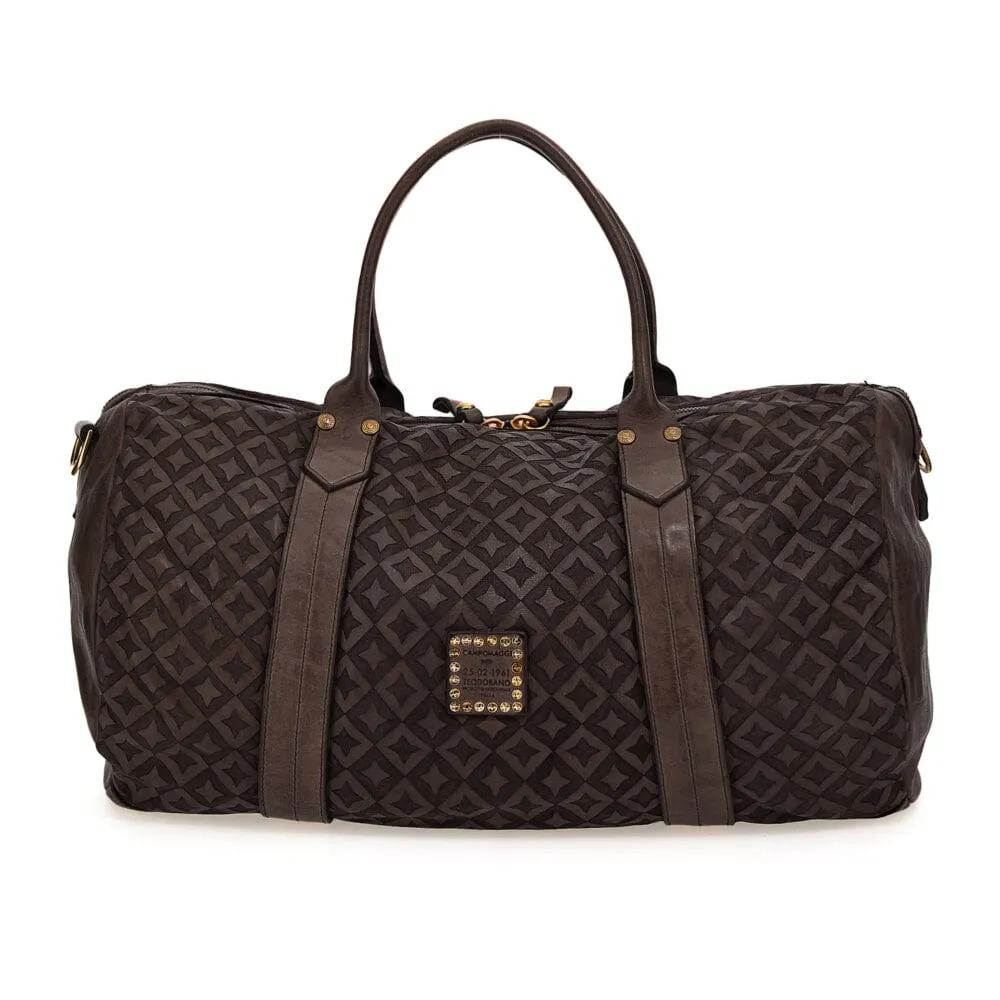 Campomaggi Aron Weekend Bag, Star Laser Print