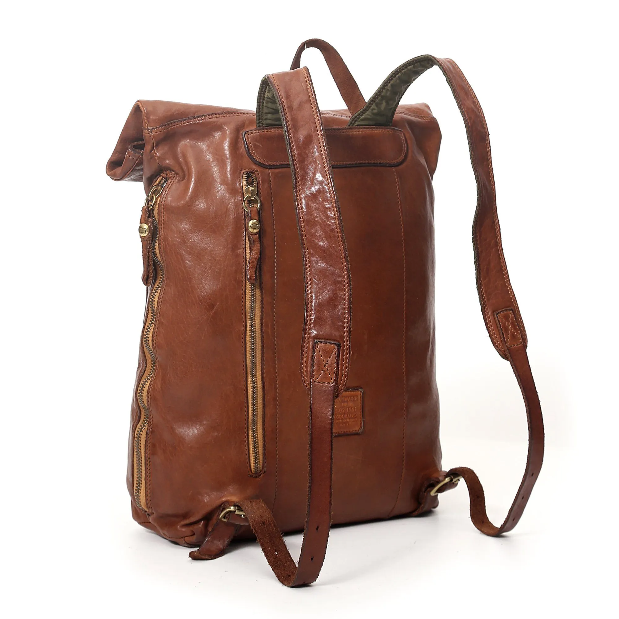 Campomaggi Leather Rolltop Rucksack