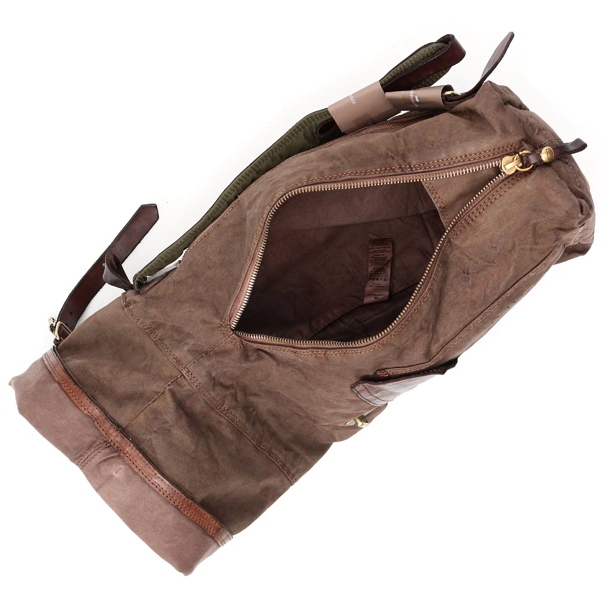 Campomaggi Tamerice Rolltop Backpack, Teodorano Canvas Print