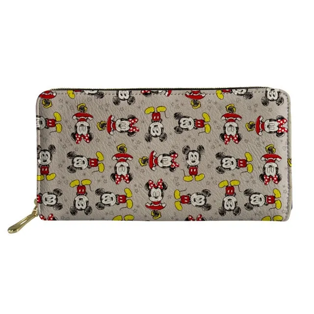 Cartoon Large Tote Shoulder Bag, Mouse Design