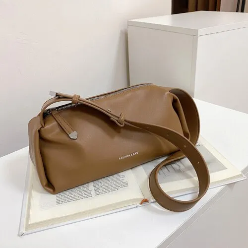Casual Women Solid Shoulder Bag Fashion Female all-match Portable Handbags High Quality Large capacity Tote Bag Purse Sac A Main