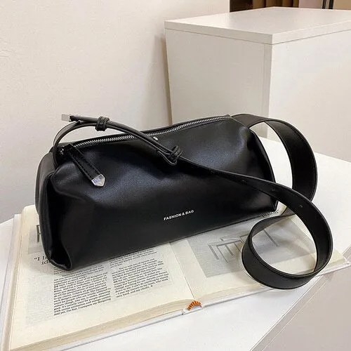 Casual Women Solid Shoulder Bag Fashion Female all-match Portable Handbags High Quality Large capacity Tote Bag Purse Sac A Main