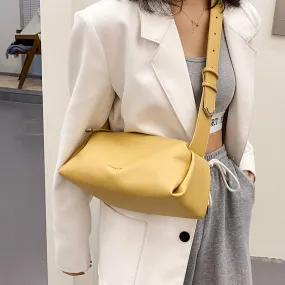 Casual Women Solid Shoulder Bag Fashion Female all-match Portable Handbags High Quality Large capacity Tote Bag Purse Sac A Main