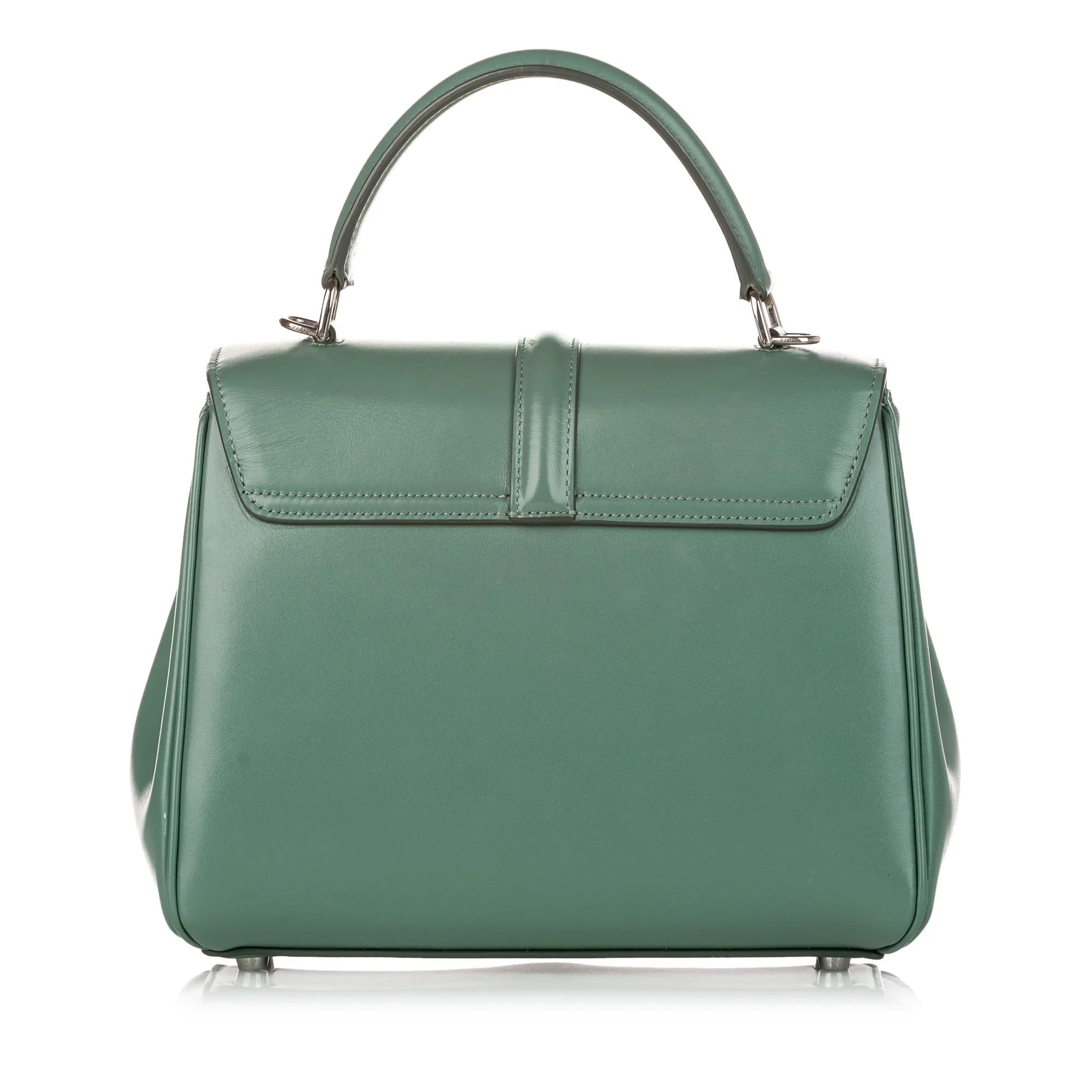 Celine 16 Leather Satchel (SHG-30823)