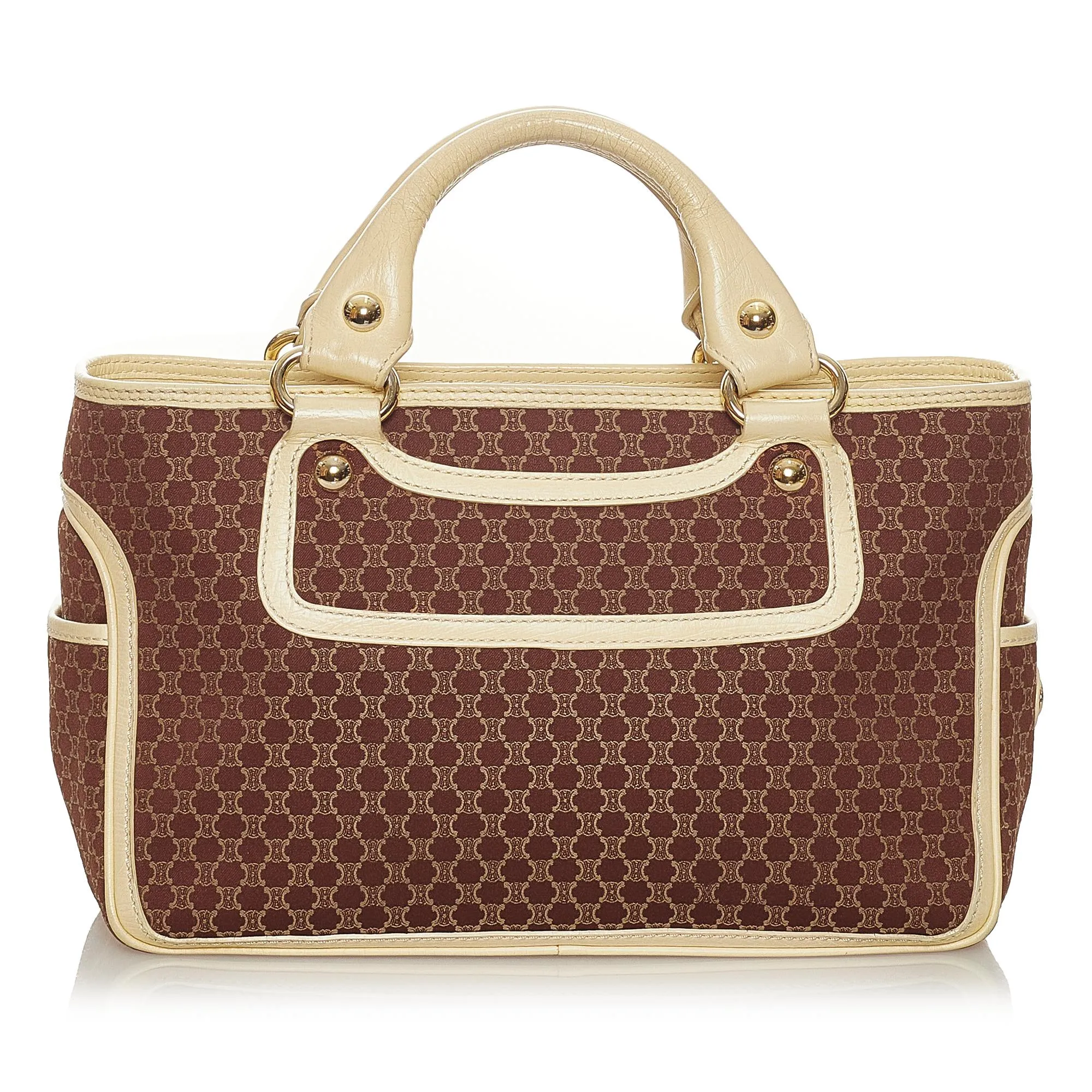 Celine Macadam Boogie Canvas Handbag (SHG-36208)
