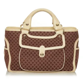 Celine Macadam Boogie Canvas Handbag (SHG-36208)