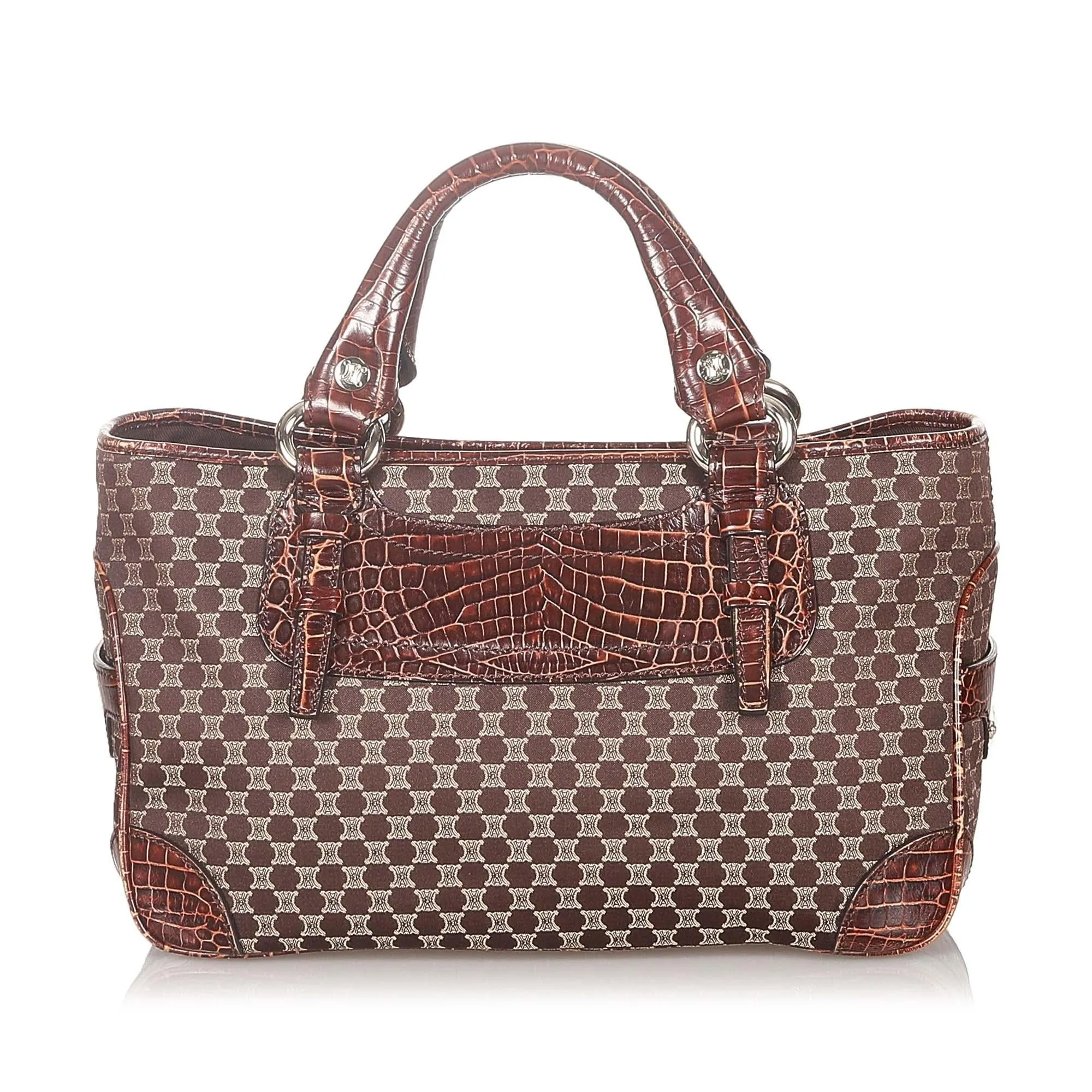 Celine Macadam Boogie Canvas Handbag (SHG-36209)
