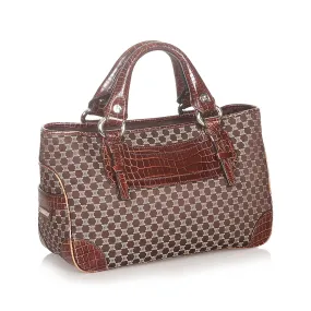 Celine Macadam Boogie Canvas Handbag (SHG-36209)