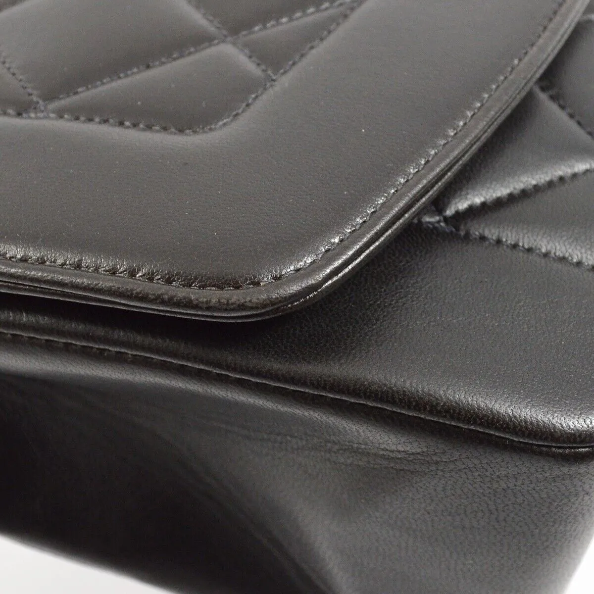 Chanel Black Lambskin Small Diana