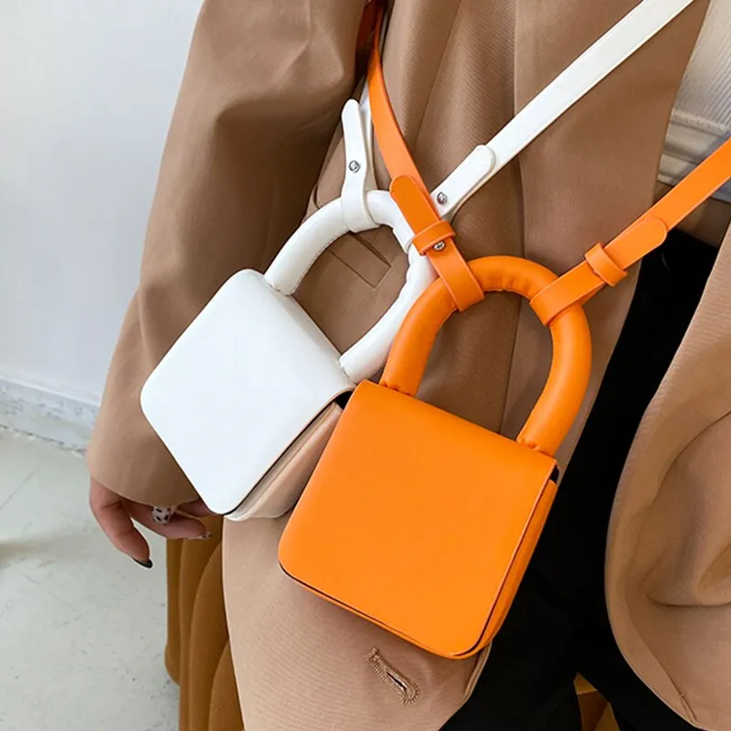 Christmas Gift с доставкой 2020 Trend Women Ladies Solid Color Crossbody Handbag  PU Leather Zipper Composite Bags Buckle Shoulder Strap Purse