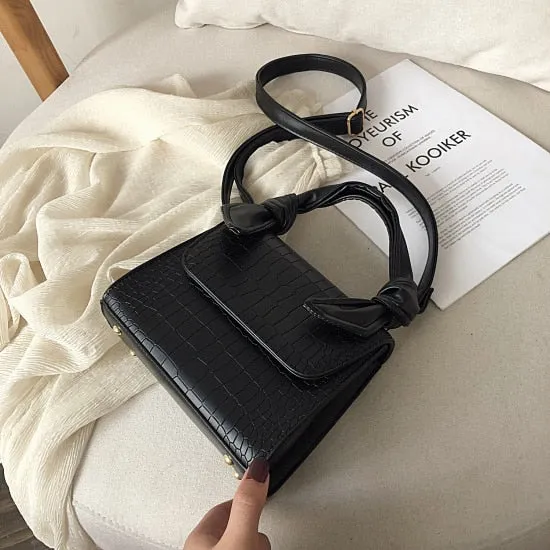 Christmas Gift MINI Stone Pattern PU Leather Crossbody Bags For Women 2020 Luxury Shoulder Simple Bag Lady Totes Design Handle Handbags