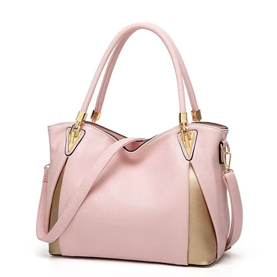 Classical Black Leather Handbag