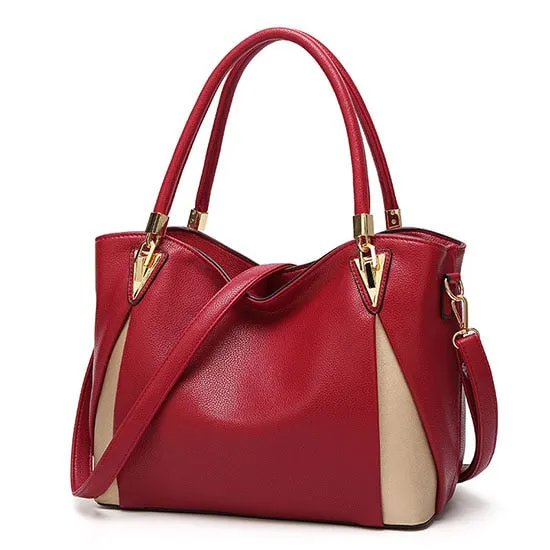 Classical Black Leather Handbag