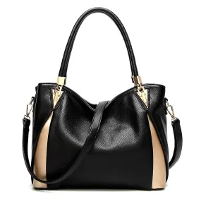 Classical Black Leather Handbag