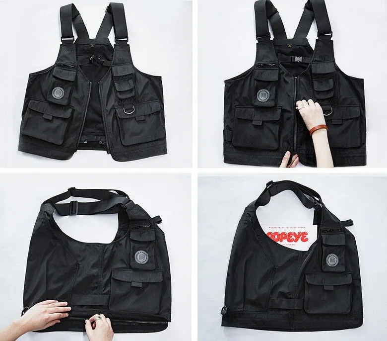 Convertible 2-in-1 Utility Vest/Bag