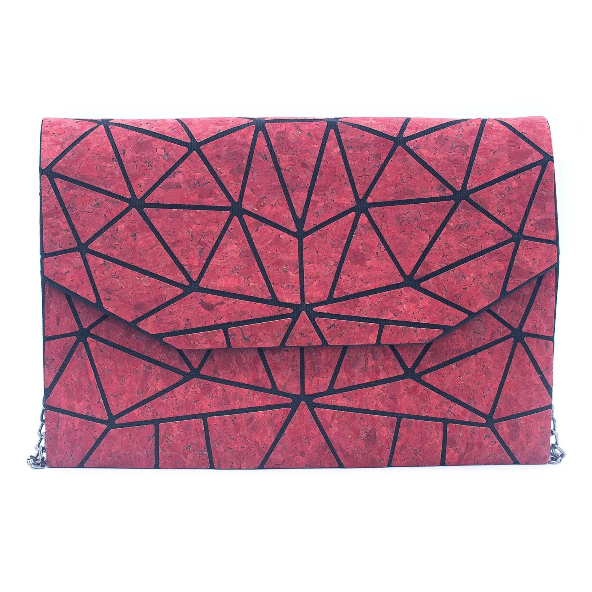 Cork Geometric Chain Crossbody cork Bag  BAG-2069