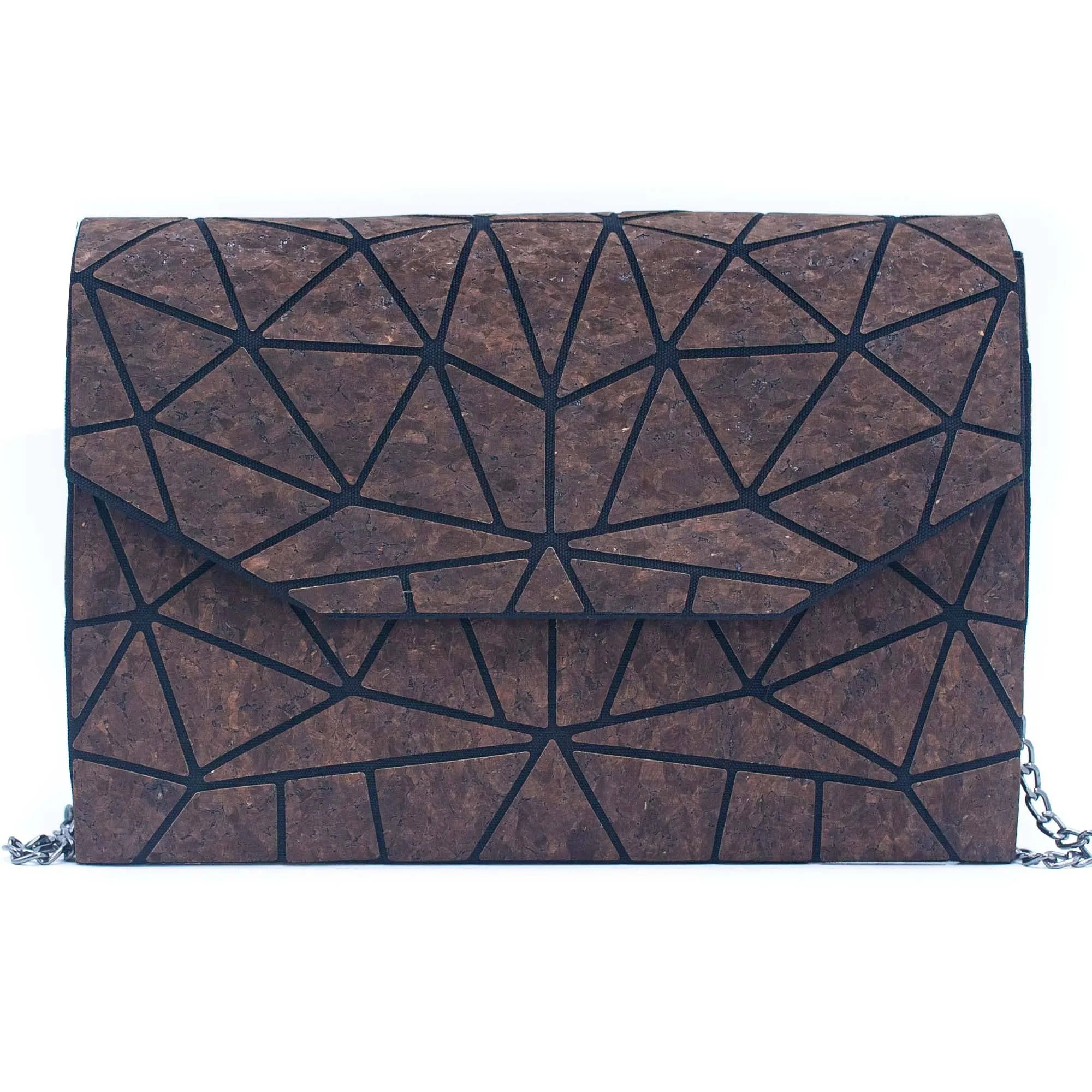 Cork Geometric Chain Crossbody cork Bag  BAG-2069