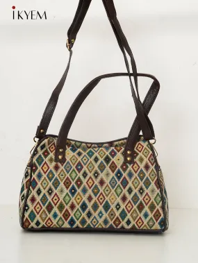 Cream - Ajrakh Handbags
