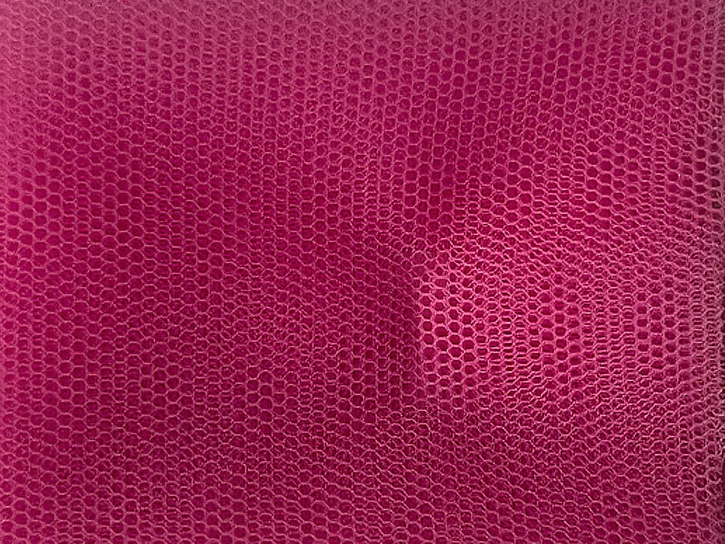 Dark Pink Plain Net Fabric