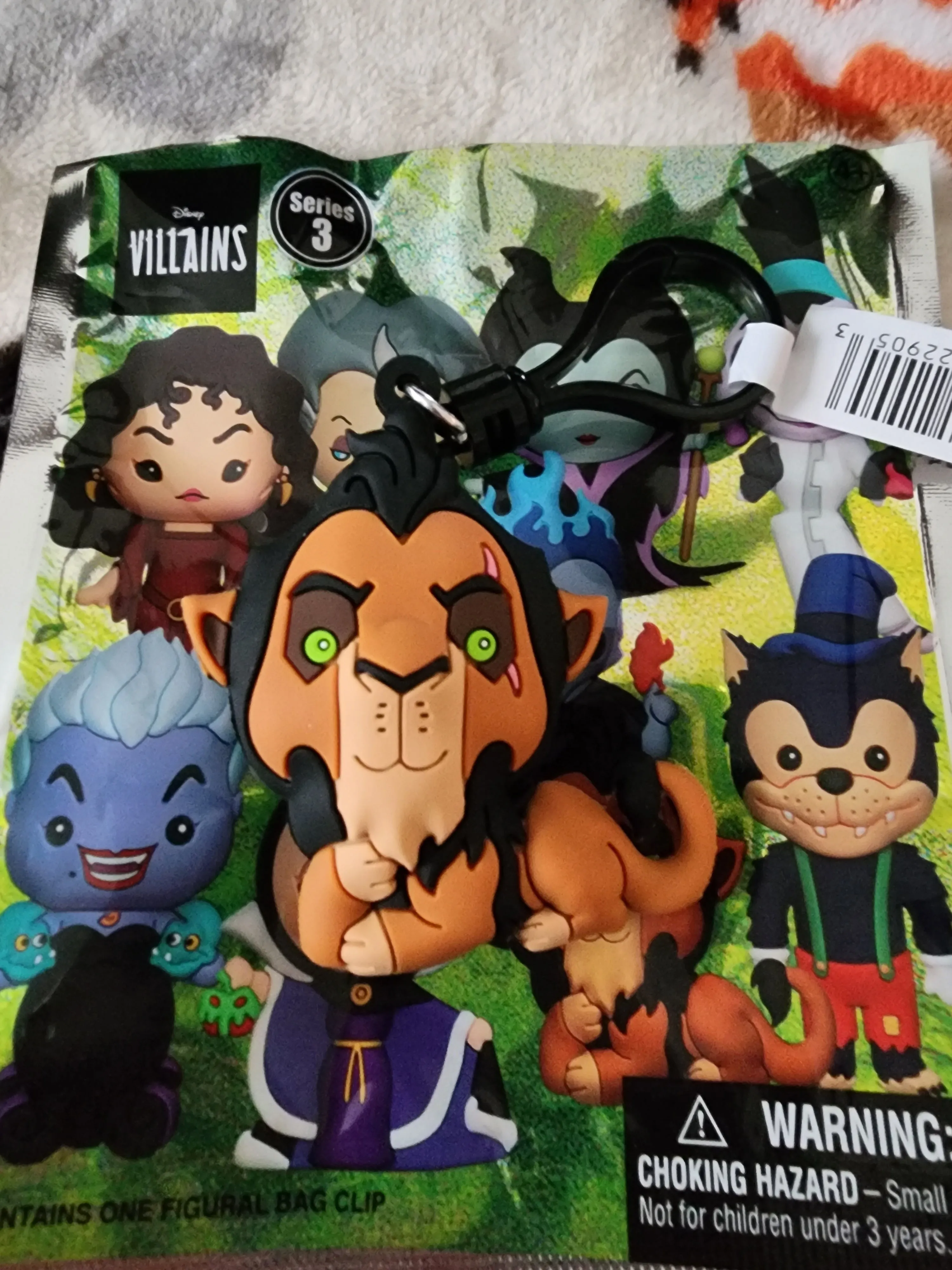 Disney Scar bag clip