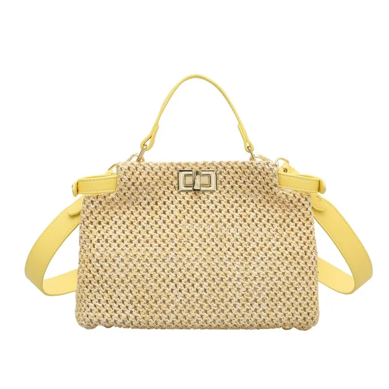 Fashion Woven Beach Bag Shoulder Bag Top Quality Luxury Brand Women Purses and Handbags Luxury Designer Large Clutch Tote Sac