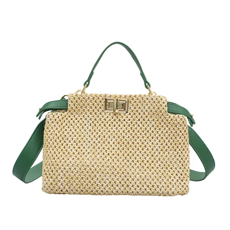 Fashion Woven Beach Bag Shoulder Bag Top Quality Luxury Brand Women Purses and Handbags Luxury Designer Large Clutch Tote Sac
