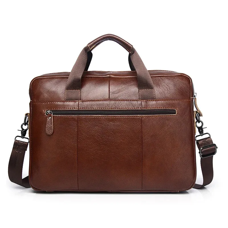 Genuine Leather Briefcases Hard For Men Handbags Laptop Briefcase Bags