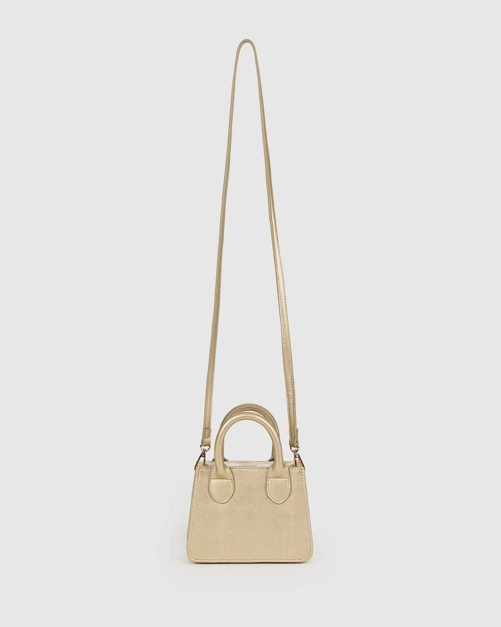 Gold Sibel Mini Tote Bag