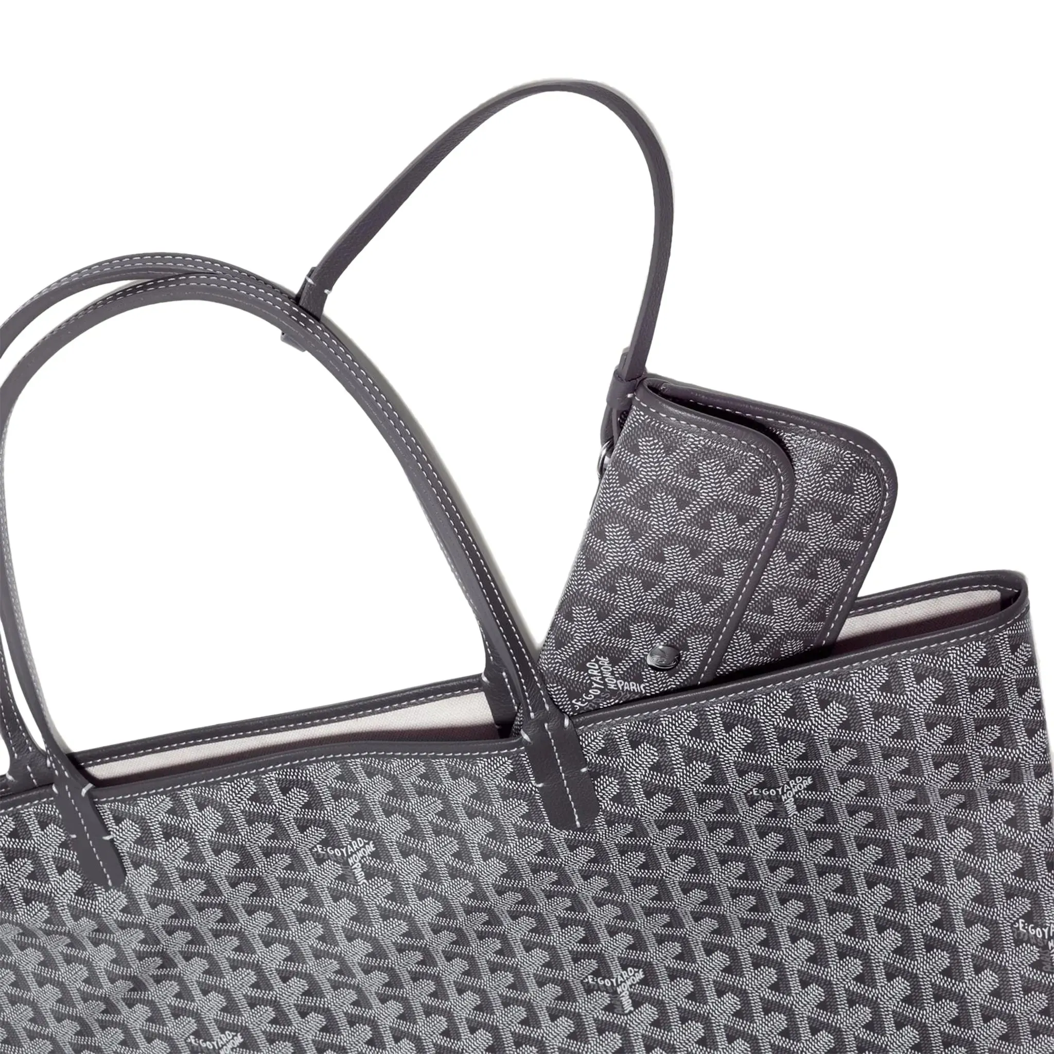 Goyard Saint Louis GM Tote Bag Grey